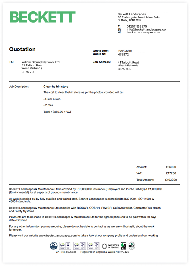 Beckett Estimate